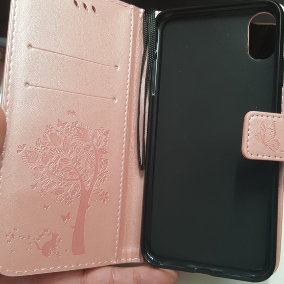Wallet case for iphone xs max 6.5" color goldrose - Picture 6 of 8